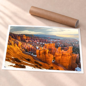 Morning Light At Bryce Unframed Fine Art Paper - Unframed
