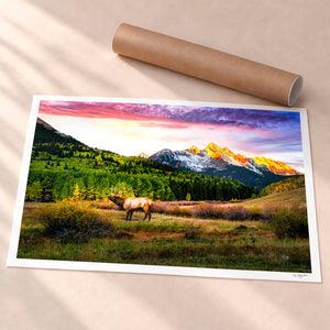 Mountain Song Unframed Fine Art Paper - Unframed
