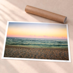 Pastel Skies Unframed Fine Art Paper - Unframed