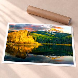 Seasons Reflected Unframed Fine Art Paper - Unframed