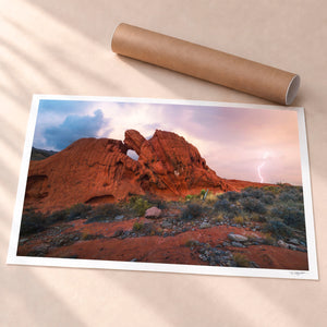 Thunder's Gateway Unframed Fine Art Paper - Unframed
