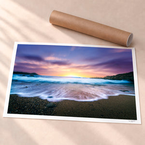 Twilight Tides Unframed Fine Art Paper - Unframed
