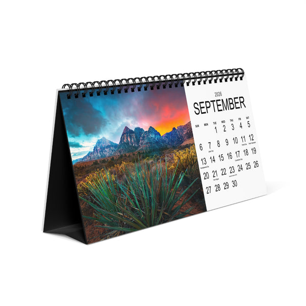 2026 Nature Photography Desktop Calendar