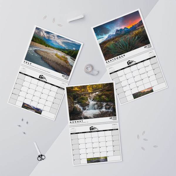 2026 Scenic Photo Wall Calendar, Nature Wall Decor, Monthly Organizer, Perfect Gift for Nature Lovers, Home Office Planning