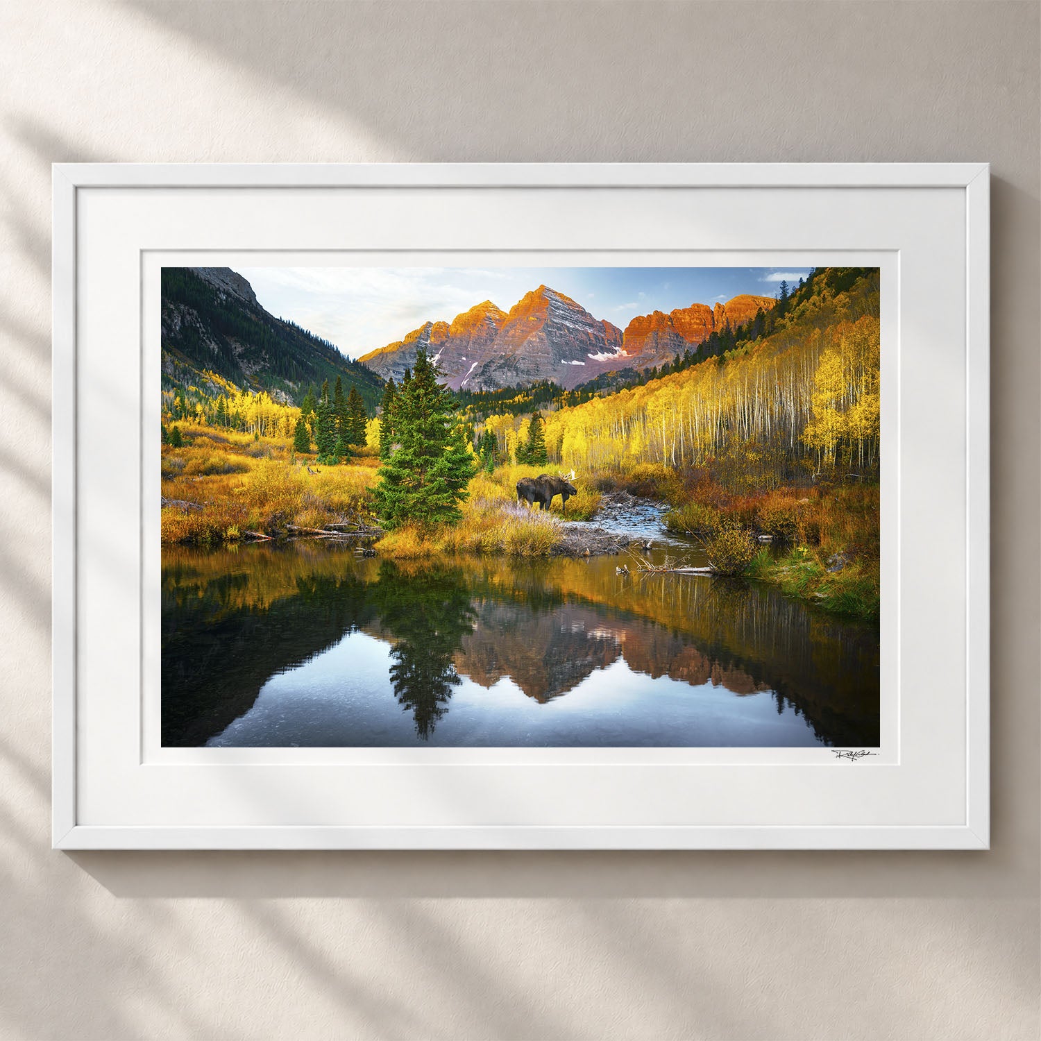 Echoes of Autumn - First Time Collector Arctic White Frame