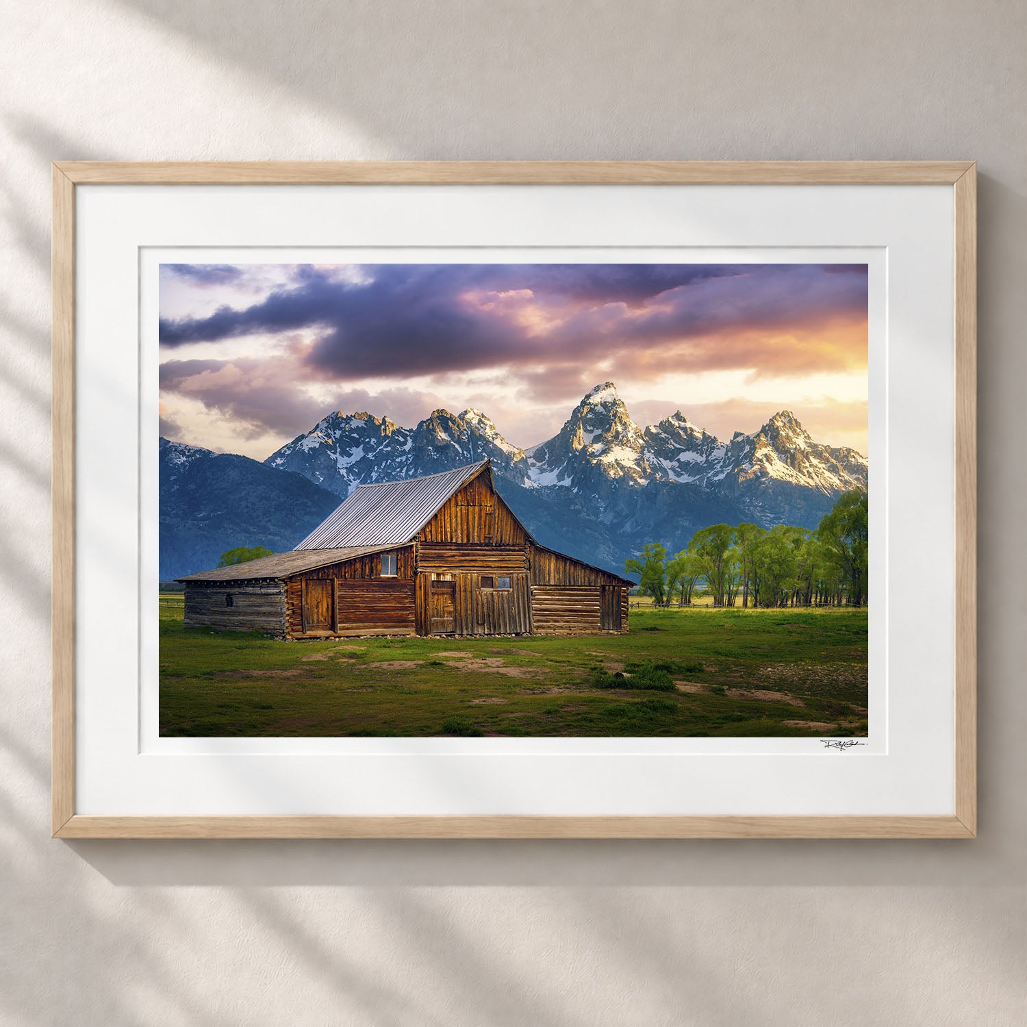 The Old Frontier - First Time Collector Sunlit Maple Frame