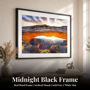 Mesa Arch Sunrise Midnight Black