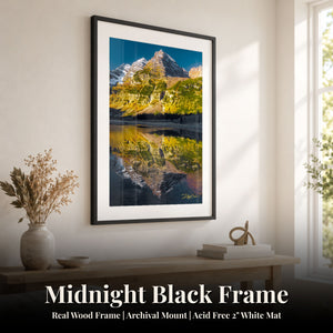 Reflected Peaks Midnight Black
