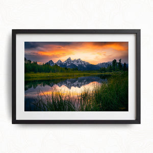 Tetons Ablaze
