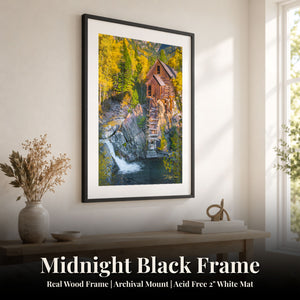 The Crystal Mill - Vertical Midnight Black