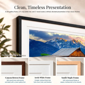 Teton Homestead Classic Midnight Black Frame