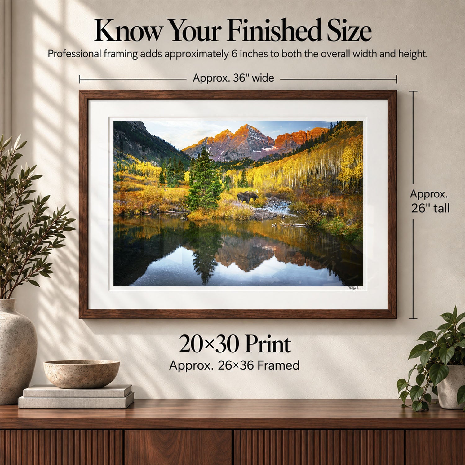 Echoes of Autumn - First Time Collector Midnight Black Frame