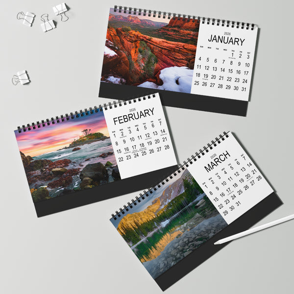 2026 Nature Photography Desktop Calendar