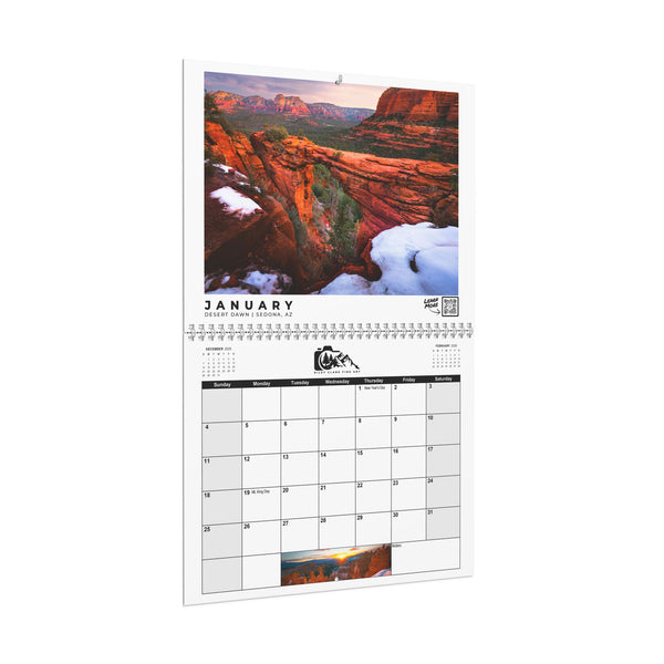 2026 Scenic Photo Wall Calendar, Nature Wall Decor, Monthly Organizer, Perfect Gift for Nature Lovers, Home Office Planning