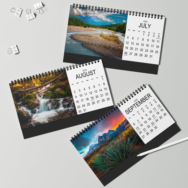 2026 Nature Photography Desktop Calendar