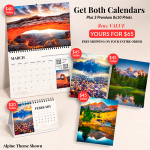 2027 Calendar & Print Bundle