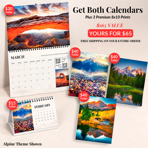 2027 Calendar & Print Bundle