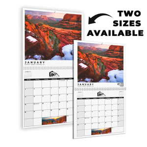 2026 Scenic Photo Wall Calendar, Nature Wall Decor, Monthly Organizer, Perfect Gift for Nature Lovers, Home Office Planning