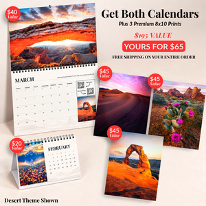 2027 Calendar & Print Bundle