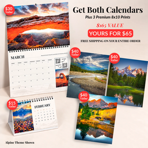 2027 Calendar & Print Bundle Alpine