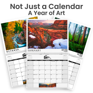 2026 Scenic Photo Wall Calendar, Nature Wall Decor, Monthly Organizer, Perfect Gift for Nature Lovers, Home Office Planning