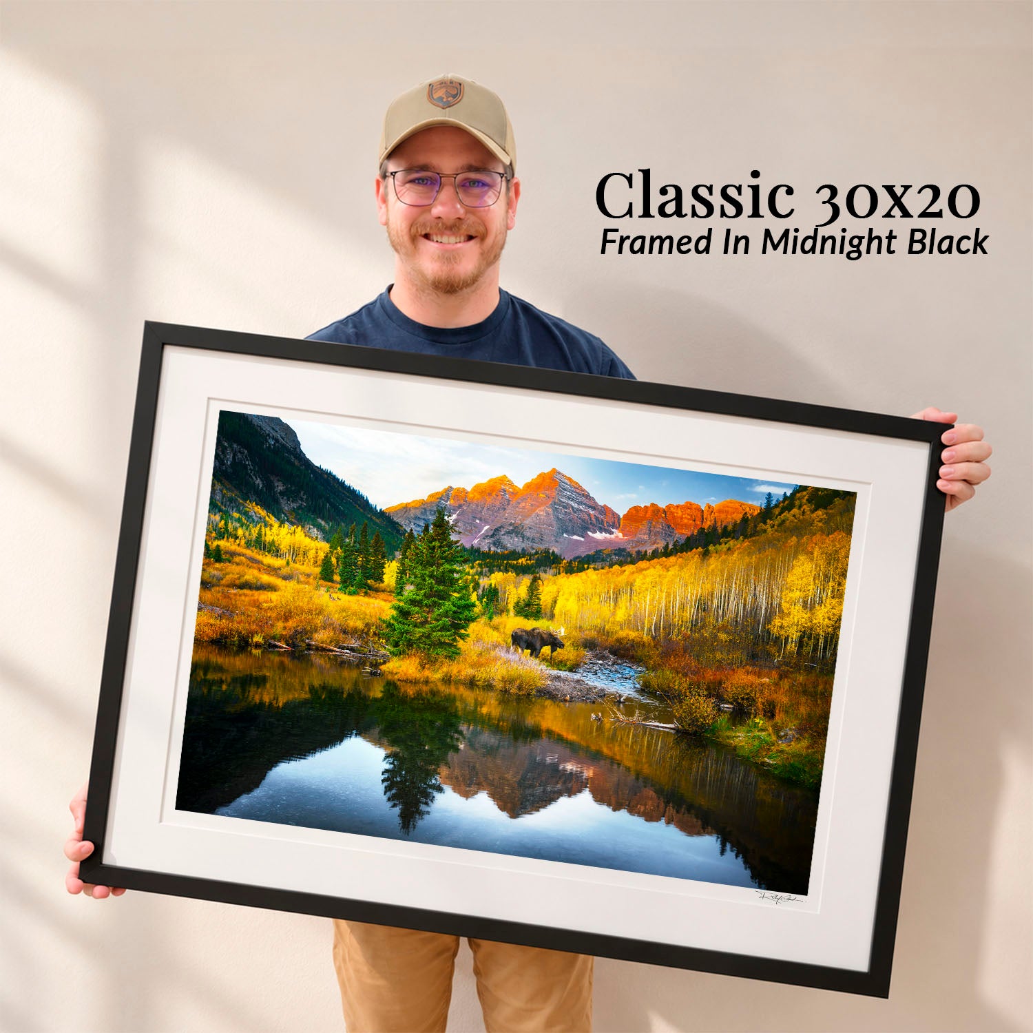 Echoes of Autumn - First Time Collector Midnight Black Frame