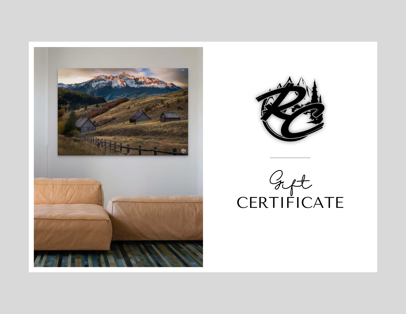 Certificate For Riley Gift Certificate – Riley Clark Fine Art