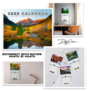 2026 Scenic Photo Wall Calendar, Nature Wall Decor, Monthly Organizer, Perfect Gift for Nature Lovers, Home Office Planning