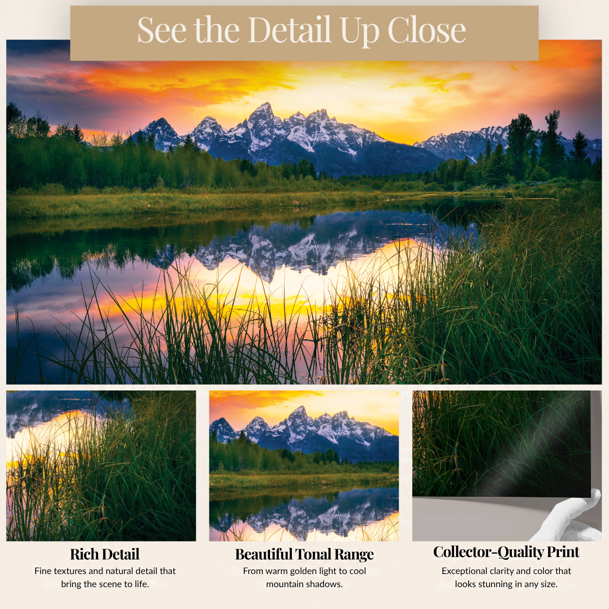 Tetons Ablaze - First Time Collector