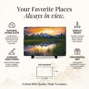 Tetons Ablaze - Tabletop Print