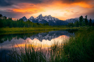 Tetons Ablaze - First Time Collector